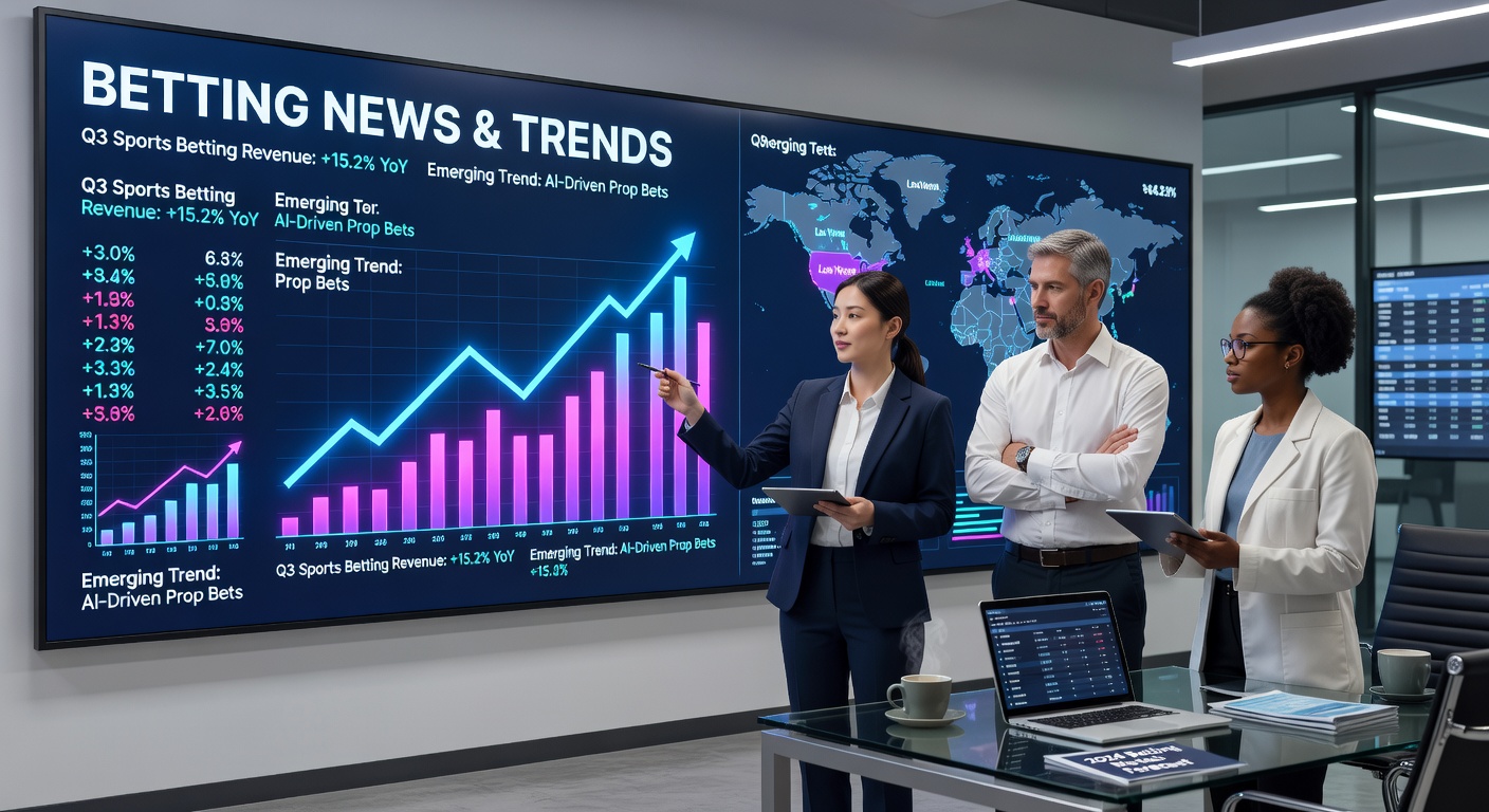 Global view of online gambling trends and market growth charts