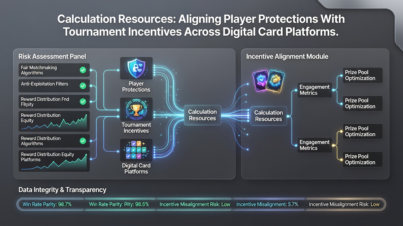 Tournament lobby screen highlighting incentive eligibility indicators next to real-time risk assessment metrics