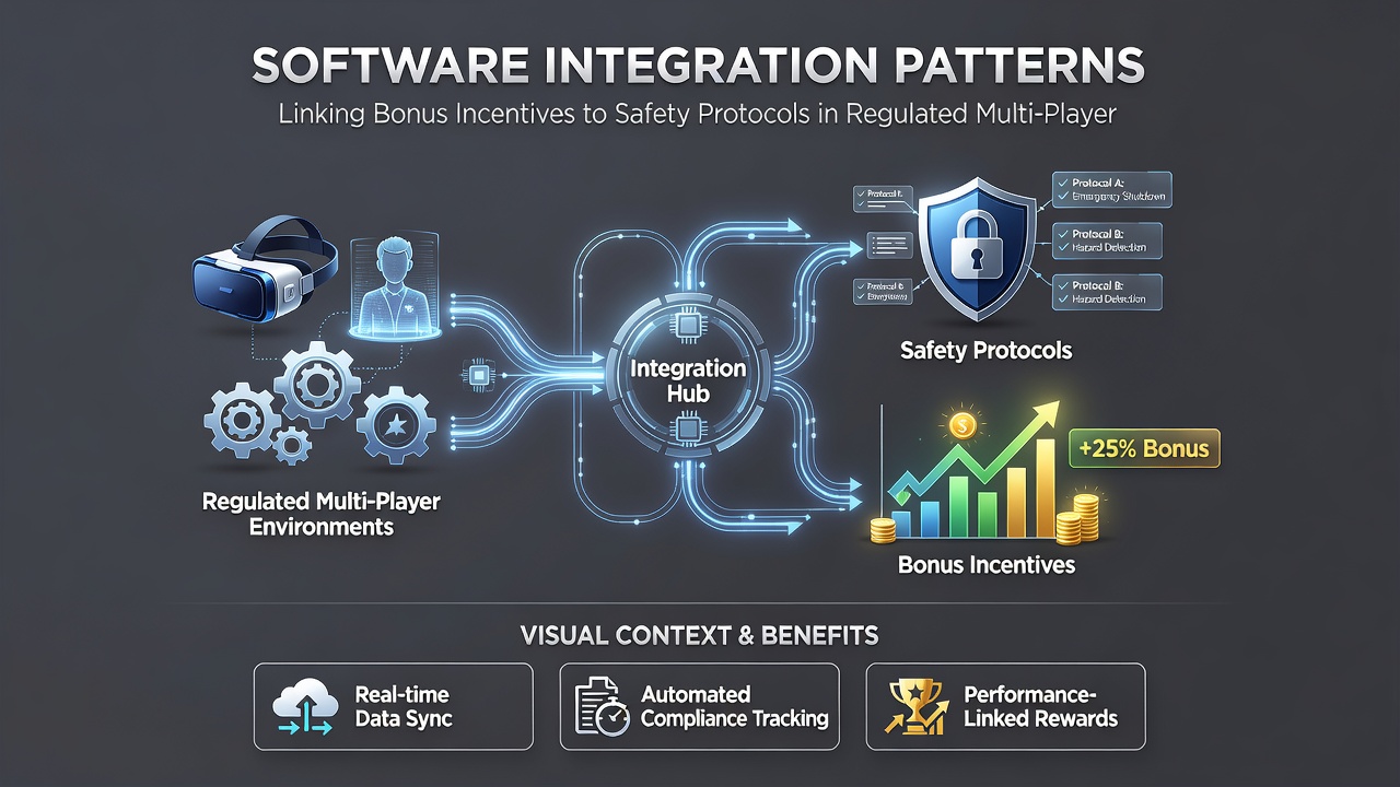 Flowchart illustrating real-time data exchange between bonus calculation services and safety protocol enforcement layers